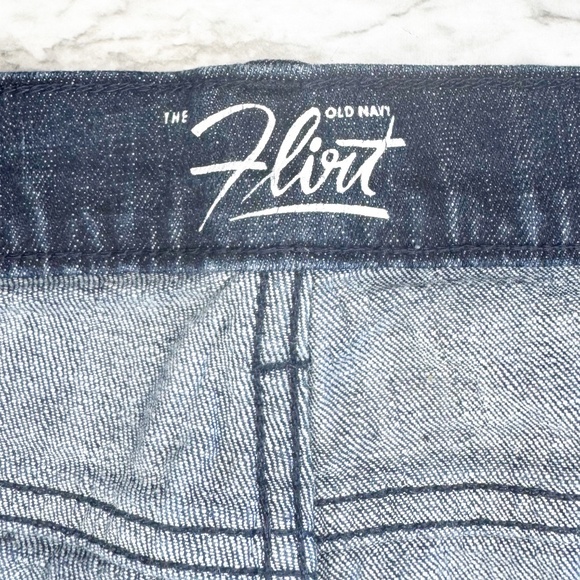 Old Navy The Flirt Wide Leg Trouser Dark Wash Jeans - Picture 9 of 10